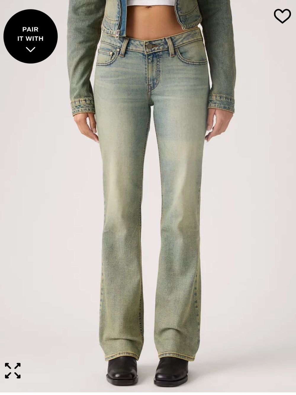 Women's Levi’s Superlow Low-Rise Bootcut Jeans 26
